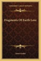 Fragments Of Earth Lore