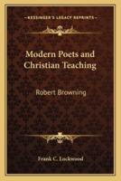 Modern Poets and Christian Teaching