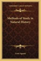 Methods of Study in Natural History