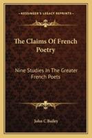The Claims Of French Poetry