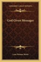 God Given Messages