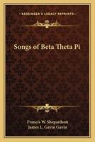 Songs of Beta Theta Pi