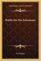 Battle for the Solomons
