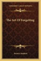 The Art Of Forgetting