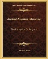 Ancient Assyrian Literature