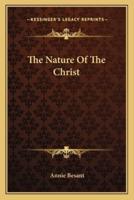 The Nature Of The Christ