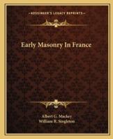 Early Masonry In France