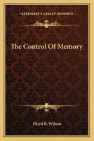 The Control Of Memory