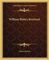 William Blake's Boyhood
