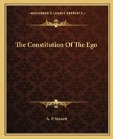 The Constitution Of The Ego