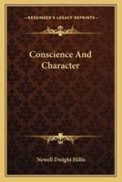Conscience And Character