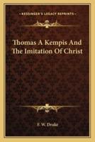 Thomas A Kempis And The Imitation Of Christ