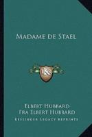 Madame De Stael
