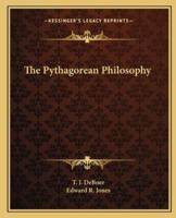 The Pythagorean Philosophy