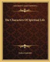 The Characters Of Spiritual Life