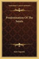 Predestination Of The Saints