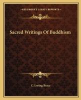 Sacred Writings Of Buddhism