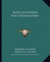 Rosicrucianism and Freemasonry