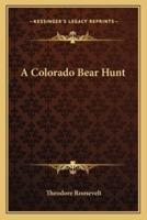 A Colorado Bear Hunt