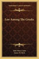 Law Among The Greeks