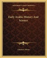 Early Arabic History And Science