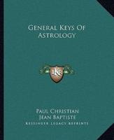 General Keys Of Astrology