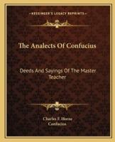 The Analects Of Confucius