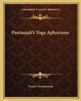 Pantanjali's Yoga Aphorisms