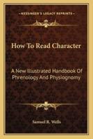 How To Read Character