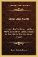 Stoics And Saints