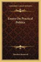 Essays On Practical Politics