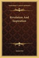 Revelation And Inspiration