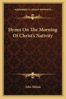 Hymn On The Morning Of Christ's Nativity