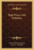 High Prices And Deflation