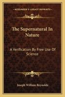 The Supernatural In Nature