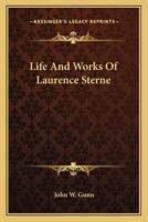Life And Works Of Laurence Sterne