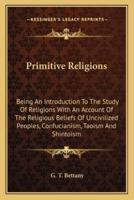 Primitive Religions