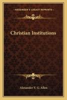 Christian Institutions