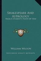 Shakespeare And Astrology