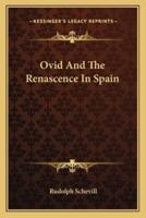 Ovid And The Renascence In Spain