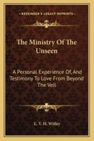 The Ministry Of The Unseen