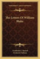 The Letters Of William Blake