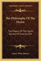 The Philosophy Of The Hymn