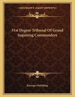 31st Degree Tribunal of Grand Inquiring Commanders
