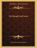 On Thought and Sense