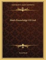 Man's Knowledge of God