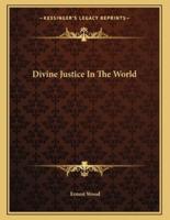 Divine Justice in the World