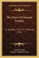 The Diary Of Samuel Teedon