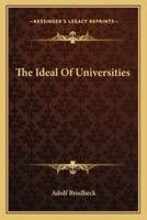 The Ideal Of Universities