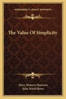 The Value Of Simplicity